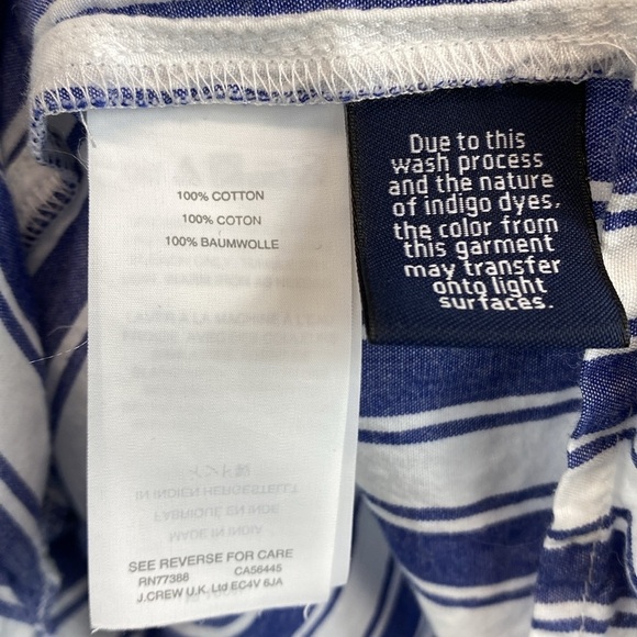 Madewell maxi dress size 6 boho nautical stripe tiered cottagecore coastal beach - Picture 9 of 13